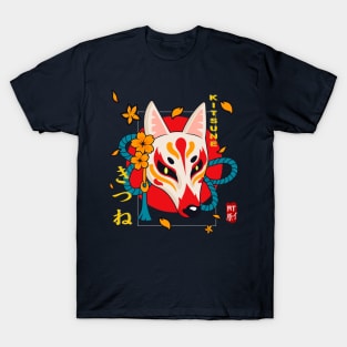 Kitsune Fox - Japanese Mythology T-Shirt